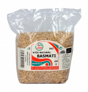 Rýže Basmati celozrnná BIO 400 g