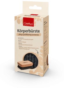 Koupelový kartáč krátký vrstvené dřevo