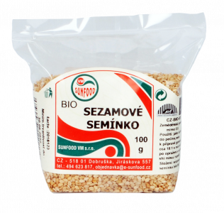 Sezamové semínko přír. bílé BIO 100 g